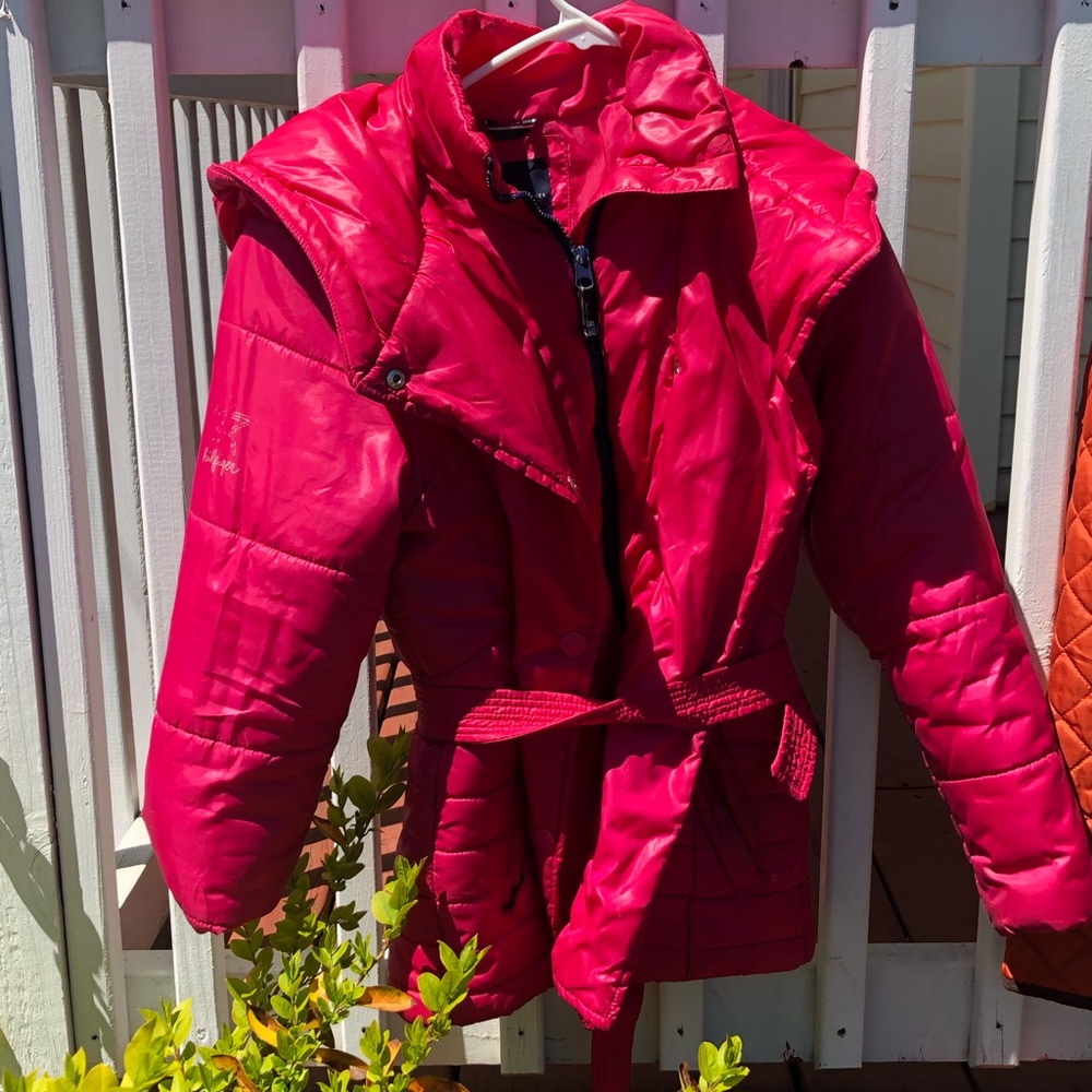 PINK TOMMY HLIFEGER COAT!